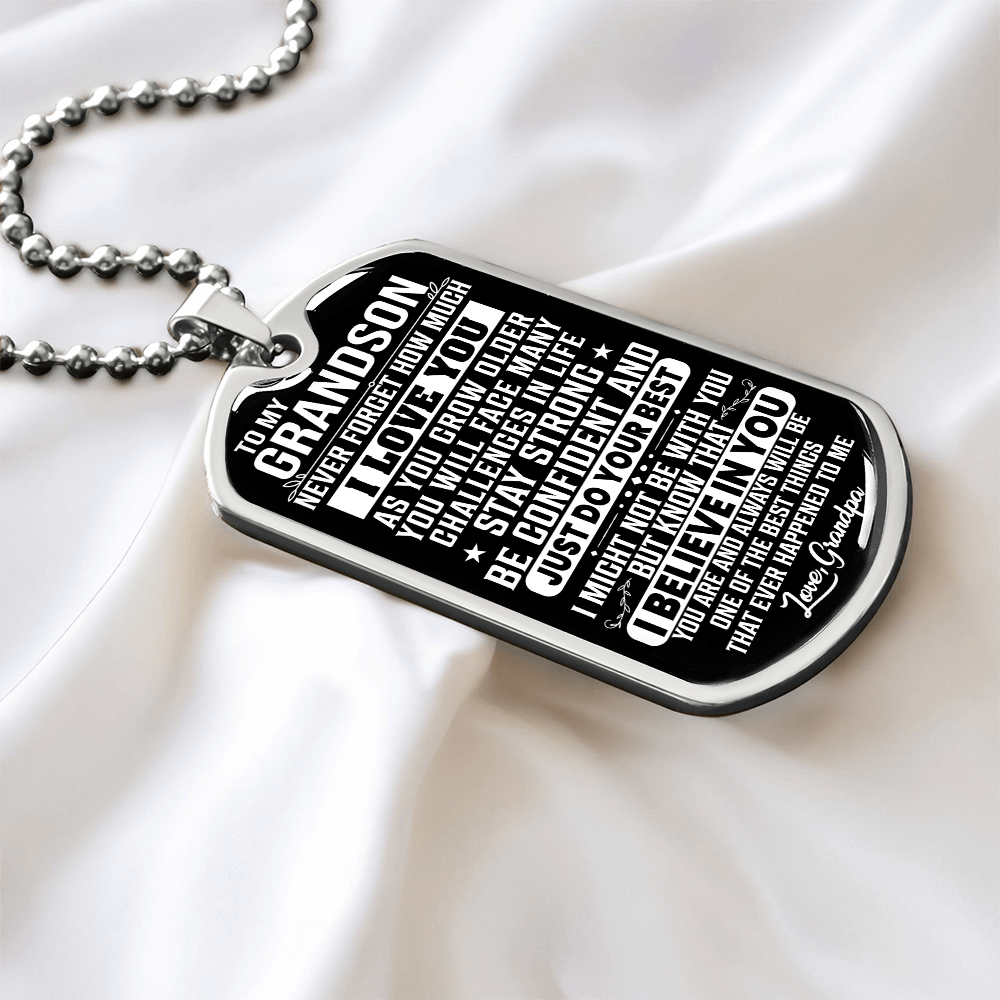 To My Grandson - Stay Strong - Love Grandpa - INCLUDES FREE SHIPPING