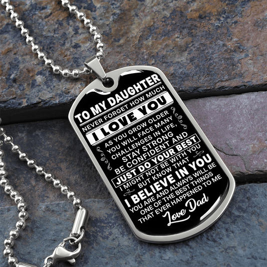 To My Daughter - As You Grow Older - FREE SHIPPING INCLUDED