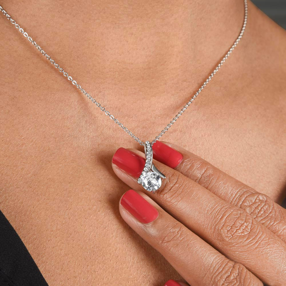 To My Beautiful Wife -  Alluring Beauty Necklace - INCLUDES FREE SHIPPING