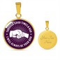 Through Good Times & Bad - Purple Necklace