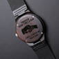 Through Good Times & Bad - Engraved Wooden Watch