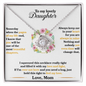 Daughter - Always Keep Me In Your Heart - Love Knot Necklace